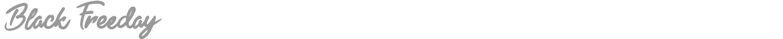 Black Freeday font preview